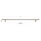 Gliderite Hardware 11 in. Center to Center Satin Nickel Solid Steel Bar Pull - 5014-228-SS 5014-279-SS-1 - alternate 3